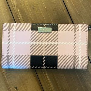Kate Spade Woodland Plaid wallet